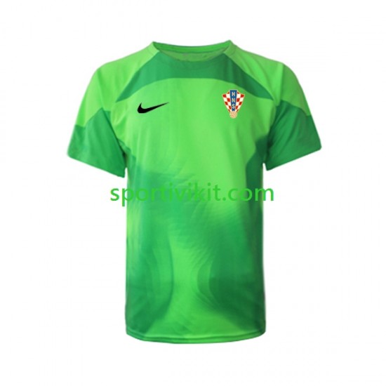 Croazia Portiere Uomo Maglia Seconda Coppa del Mondo 2022 Manica Corta Croazia Portiere Uomo Maglia Seconda Coppa del Mondo 2022 Manica Corta