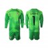 Completo da calcio Bambini Croazia Portiere Livakovic 1 Maglia Seconda Coppa del Mondo 2022 Manica Lunga