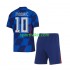Completo da calcio Bambini Croazia Modrić Luca 10 Maglia Seconda Euro 2024 Manica Corta