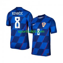 Croazia Mateo Kovacic 8 Uomo Maglia Seconda Euro 2024 Manica Corta