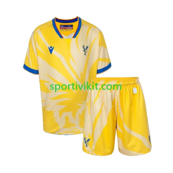 Completo da calcio Bambini Crystal Palace Maglia Seconda 2024-2025 Manica Corta Completo da calcio Bambini Crystal Palace Maglia Seconda 2024-2025 Manica Corta