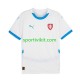 Repubblica Ceca Uomo Maglia Seconda Euro 2024 Manica Corta