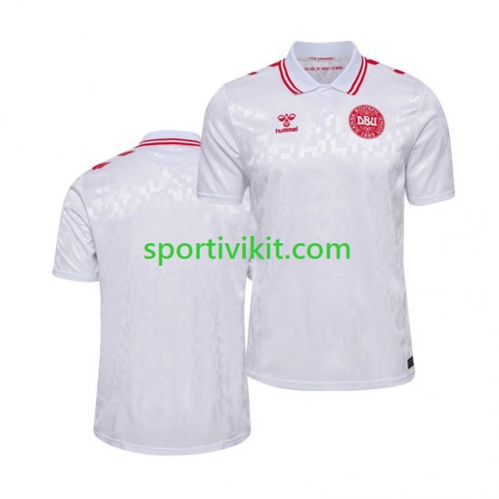 Danimarca Uomo Maglia Seconda Euro 2024 Manica Corta Danimarca Uomo Maglia Seconda Euro 2024 Manica Corta