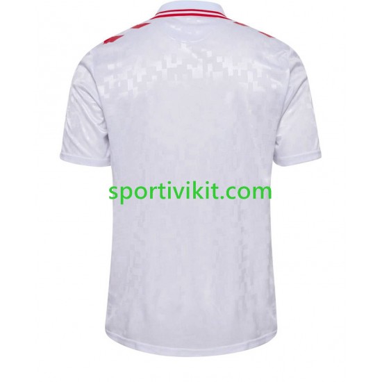 Danimarca Uomo Maglia Seconda Euro 2024 Manica Corta