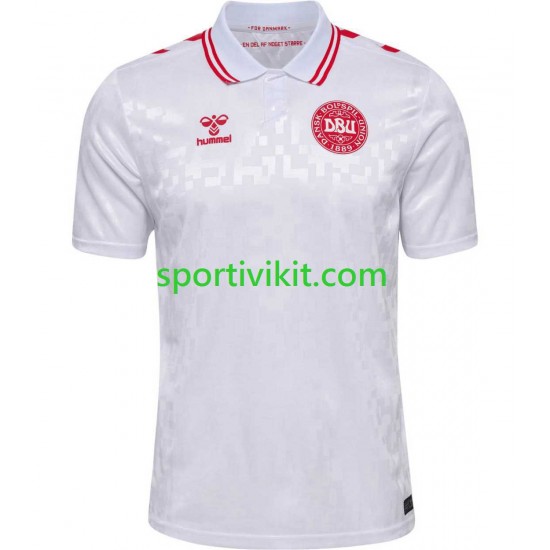 Danimarca Uomo Maglia Seconda Euro 2024 Manica Corta