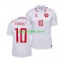 Danimarca Eriksen 10 Uomo Maglia Seconda Euro 2024 Manica Corta