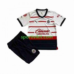 Completo da calcio Bambini Deportivo Guadalajara Maglia Seconda 2023-2024 Manica Corta