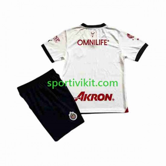 Completo da calcio Bambini Deportivo Guadalajara Maglia Seconda 2023-2024 Manica Corta