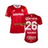 Deportivo Toluca Paulinho 26 Uomo Maglia Prima 2024-2025 Manica Corta