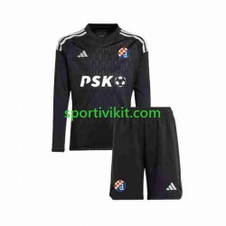 Completo da calcio Bambini Dinamo Zagreb Portiere Maglia Seconda 2023-2024 Manica Lunga