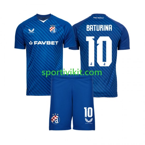 Completo da calcio Bambini Dinamo Zagreb Martin Baturina 10 Maglia Prima 2024-2025 Manica Corta Completo da calcio Bambini Dinamo Zagreb Martin Baturina 10 Maglia Prima 2024-2025 Manica Corta