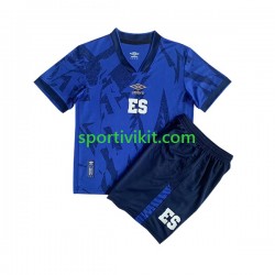 Completo da calcio Bambini EL Salvador 2023 Maglia Prima Manica Corta