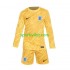 Completo da calcio Bambini Inghilterra Portiere Giallo Maglia Seconda Euro 2024 Manica Lunga