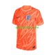 Inghilterra Portiere Arancia Uomo Maglia Prima Euro 2024 Manica Corta