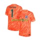 Inghilterra Portiere Pickford 1 Arancia Uomo Maglia Prima Euro 2024 Manica Corta