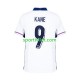 Inghilterra Harry Kane 9 Bianco Uomo Maglia Prima Euro 2024 Manica Corta
