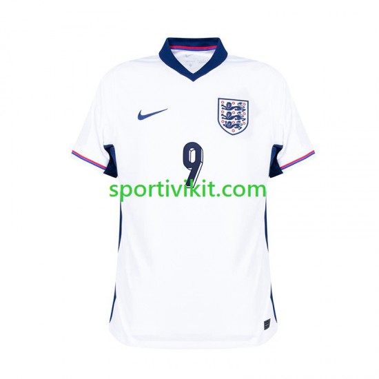 Inghilterra Harry Kane 9 Bianco Uomo Maglia Prima Euro 2024 Manica Corta
