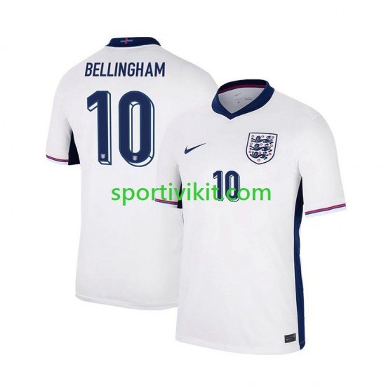 Inghilterra Jude Bellingham 10 Bianco Uomo Maglia Prima Euro 2024 Manica Corta Inghilterra Jude Bellingham 10 Bianco Uomo Maglia Prima Euro 2024 Manica Corta
