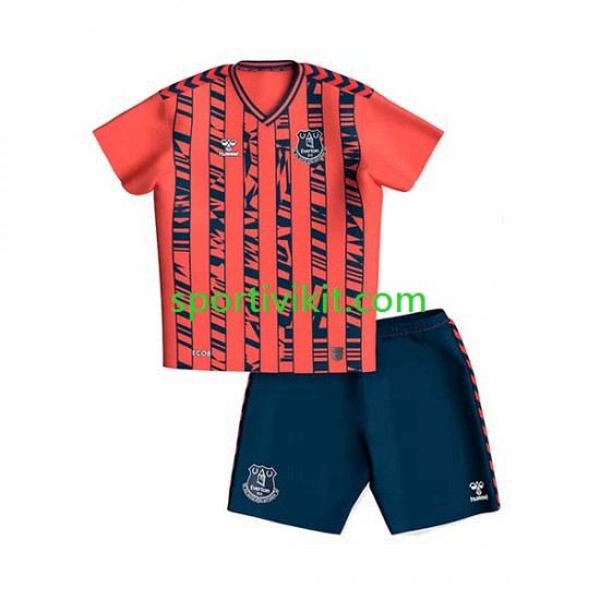 Completo da calcio Bambini Everton Maglia Seconda 2023-2024 Manica Corta Completo da calcio Bambini Everton Maglia Seconda 2023-2024 Manica Corta