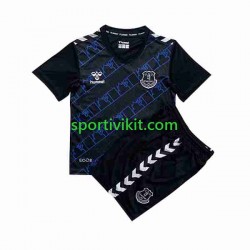 Completo da calcio Bambini Everton Portiere Maglia Seconda 2023-2024 Manica Corta