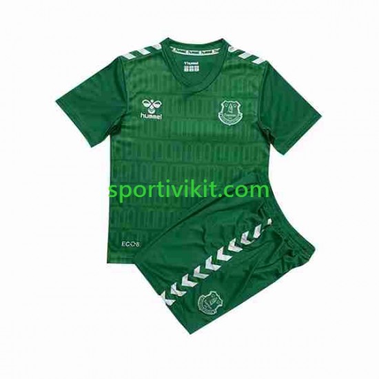 Completo da calcio Bambini Everton Portiere Maglia Prima 2023-2024 Manica Corta Completo da calcio Bambini Everton Portiere Maglia Prima 2023-2024 Manica Corta