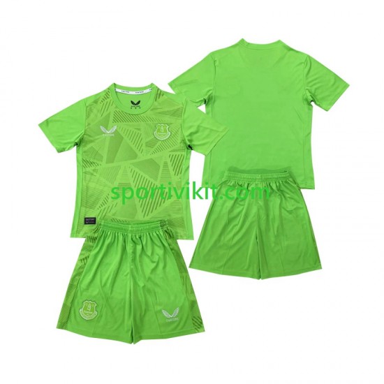 Completo da calcio Bambini Everton Portiere Maglia Prima 2024-2025 Manica Corta Completo da calcio Bambini Everton Portiere Maglia Prima 2024-2025 Manica Corta