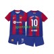 Completo da calcio Bambini FC Barcelona Ansu Fati 10 Maglia Prima 2023-2024 Manica Corta Completo da calcio Bambini FC Barcelona Ansu Fati 10 Maglia Prima 2023-2024 Manica Corta