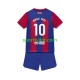 Completo da calcio Bambini FC Barcelona Ansu Fati 10 Maglia Prima 2023-2024 Manica Corta