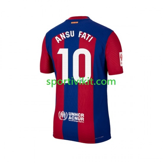 FC Barcelona Ansu Fati 10 Uomo Maglia Prima 2023-2024 Manica Corta
