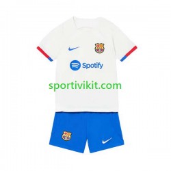 Completo da calcio Bambini FC Barcelona Maglia Seconda 2023-2024 Manica Corta