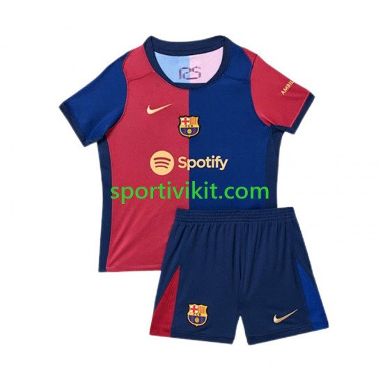 Completo da calcio Bambini FC Barcelona Maglia Prima 2024-2025 Manica Corta Completo da calcio Bambini FC Barcelona Maglia Prima 2024-2025 Manica Corta