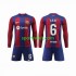 Completo da calcio Bambini FC Barcelona GAVI 6 Maglia Prima 2023-2024 Manica Lunga