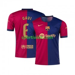 FC Barcelona GAVI 6 Uomo Maglia Prima 2024-2025 Manica Corta