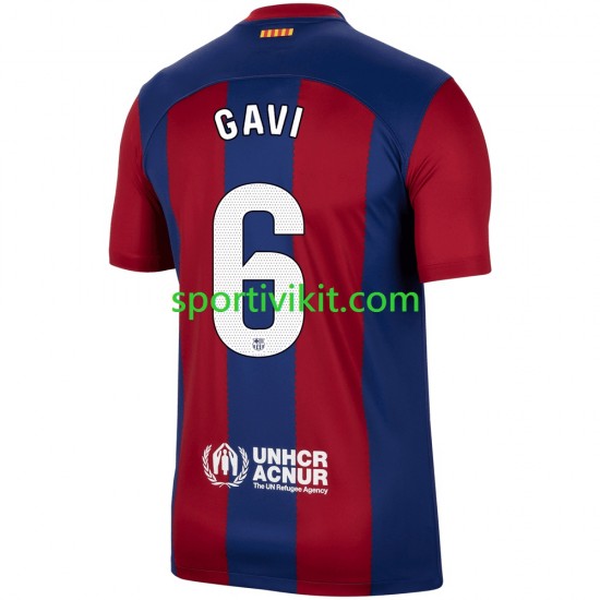 FC Barcelona Gavi 6 Uomo Maglia Prima 2023-2024 Manica Corta