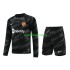 Completo da calcio Bambini FC Barcelona Portiere Maglia Seconda 2023-2024 Manica Lunga