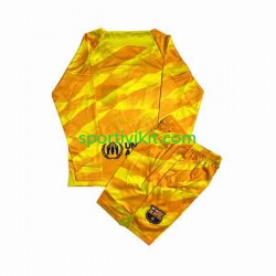 Completo da calcio Bambini FC Barcelona Portiere Maglia Quarto 2023-2024 Manica Lunga