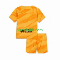 Completo da calcio Bambini FC Barcelona Portiere Maglia Quarto 2023-2024 Manica Corta