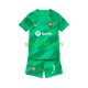 Completo da calcio Bambini FC Barcelona Portiere Ter Stegen 1 Maglia Prima 2023-2024 Manica Corta