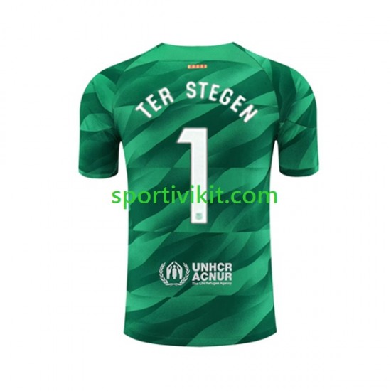 FC Barcelona Portiere Ter Stegen 1 Uomo Maglia Prima 2023-2024 Manica Corta FC Barcelona Portiere Ter Stegen 1 Uomo Maglia Prima 2023-2024 Manica Corta