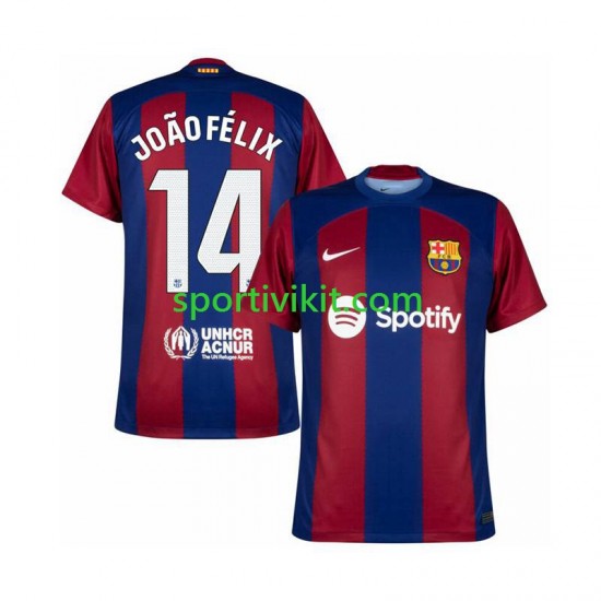 FC Barcelona Joao Felix 14 Uomo Maglia Prima 2023-2024 Manica Corta