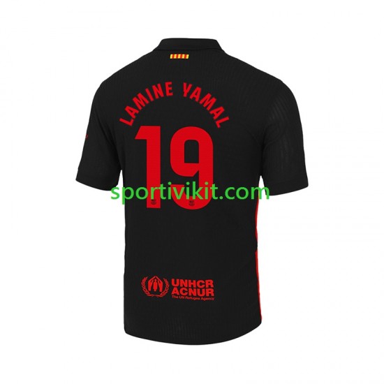 FC Barcelona LAMINE YAMAL 19 Uomo Maglia Seconda 2024-2025 Manica Corta