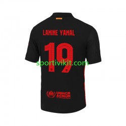 FC Barcelona LAMINE YAMAL 19 UCL Font Uomo Maglia Seconda 2024-2025 Manica Corta