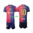Completo da calcio Bambini FC Barcelona Lionel Messi 10 Maglia Prima 2024-2025 Manica Corta