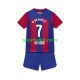Completo da calcio Bambini FC Barcelona Ousmane Dembele 7 Maglia Prima 2023-2024 Manica Corta
