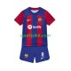 Completo da calcio Bambini FC Barcelona Pedri 8 Maglia Prima 2023-2024 Manica Corta