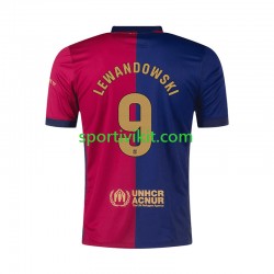 FC Barcelona Robert Lewandowski 9 Uomo Maglia Prima 2024-2025 Manica Corta