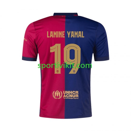 FC Barcelona UCL Font Lamine Yamal 19 Uomo Maglia Prima 2024-2025 Manica Corta FC Barcelona UCL Font Lamine Yamal 19 Uomo Maglia Prima 2024-2025 Manica Corta