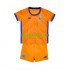 Completo da calcio Bambini FC Porto Maglia Seconda 2024-2025 Manica Corta