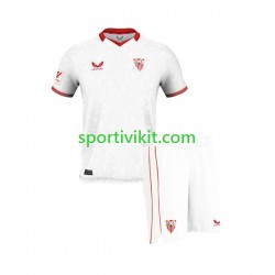 Completo da calcio Bambini Sevilla FC Maglia Prima 2023-2024 Manica Corta