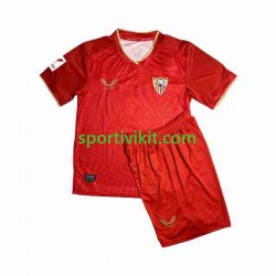 Completo da calcio Bambini Sevilla FC Sergio Ramos 4 Maglia Seconda 2023-2024 Manica Corta